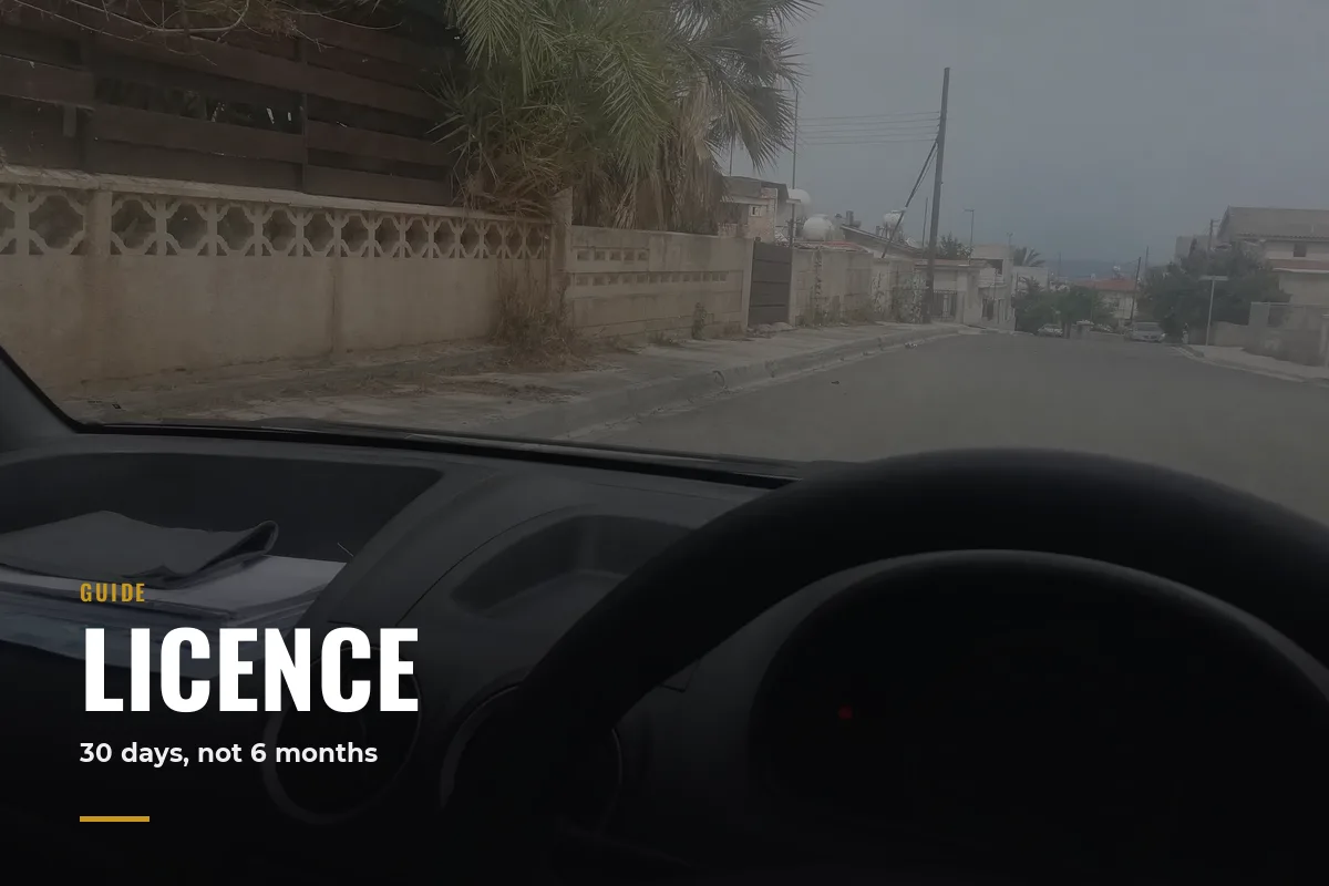 Driving on a foreign licence